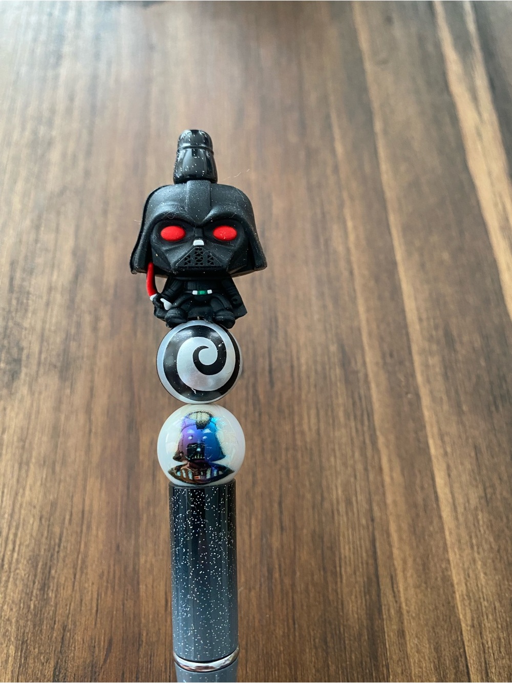 Black and Red Darth Vader Character Pen Topper